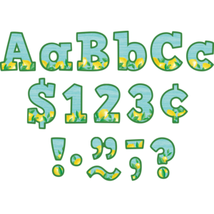 TCR8497 Lemon Zest Bold Block 4" Letters Combo Pack Image