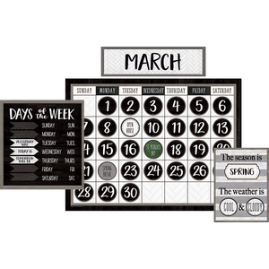 TCR8504 Modern Farmhouse Calendar Bulletin Board Image