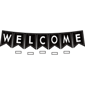 TCR8506 Modern Farmhouse Pennants Welcome Bulletin Board Image