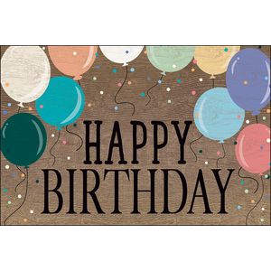 TCR8531 Home Sweet Classroom Happy Birthday Postcards Image
