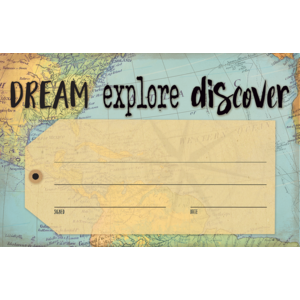 TCR8570 Travel the Map Dream Explore Discover Awards Image