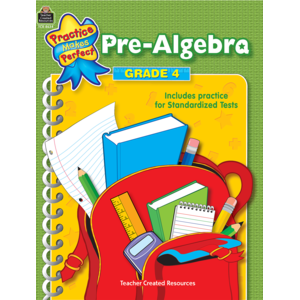 TCR8634 Pre-Algebra Grade 4 Image