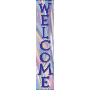 TCR8658 Iridescent Welcome Banner Image