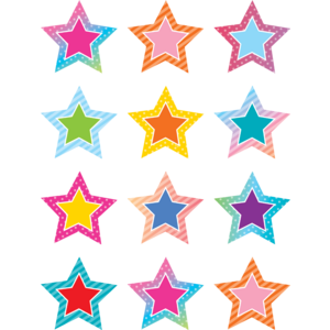 TCR8773 Colorful Vibes Stars Mini Accents Image