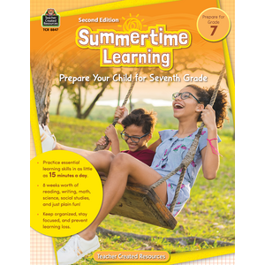 TCR8847 Summertime Learning Grade 7 Image
