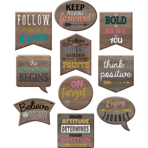 TCR8859 Home Sweet Classroom Positive Sayings Accents Image