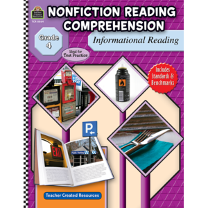 TCR8864 Nonfiction Reading Comprehension: Informational Reading, Grade 4 Image