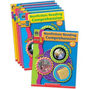 TCR9078 Nonfiction Reading Comprehension Set (6 books) Image