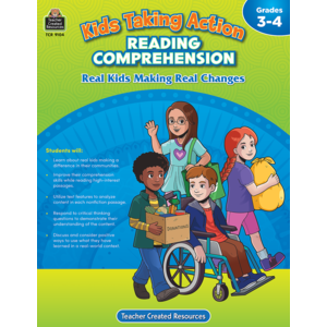 TCR9104 Kids Taking Action: Reading Comprehension Grades 3-4 Image