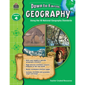 TCR9274 Down to Earth Geography, Grade 4 Image