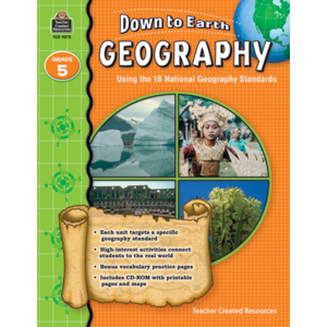 TCR9275 Down to Earth Geography, Grade 5 Image