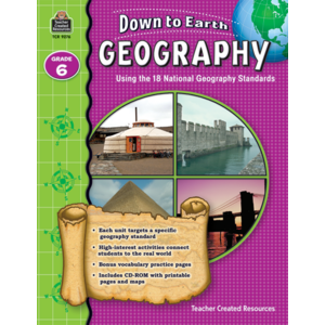 TCR9276 Down to Earth Geography, Grade 6 Image