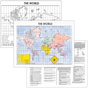 TCRM236 The World Map Activity Posters Image