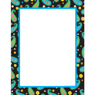 Perfect Paisleys Chart - TCR74626 | Teacher Created Resources