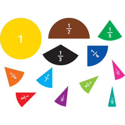 Fraction Circles Magnetic Accents - TCR77244 | Teacher Created Resources