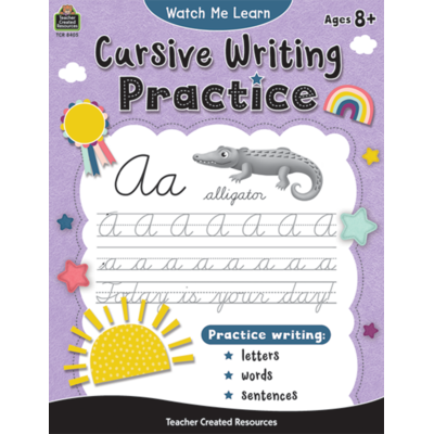 Watch Me Learn Cursive Writing Practice Tcr8405 Teacher Created Watch Me Learn Cursive Writing Practice Tcr8405 Teacher Created