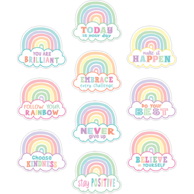 Pastel Pop Positive Sayings Accents - TCR8418 | Teacher Created Resources