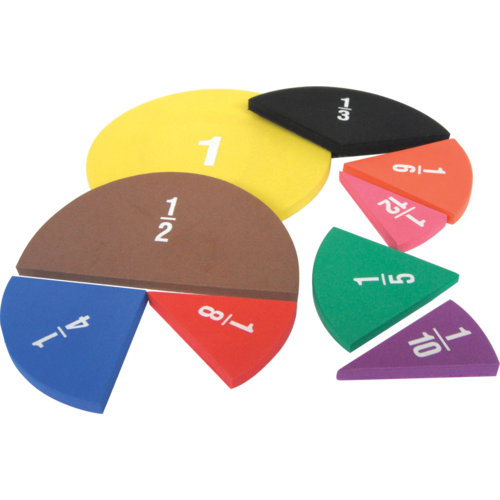 Foam Fraction Circles TCR20611 Teacher Created Resources