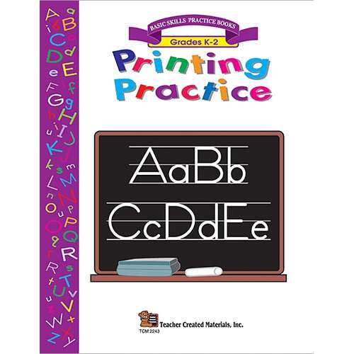 Printing Practice - TCR2243 | Teacher Created Resources