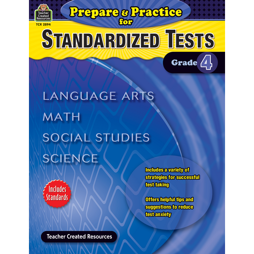 Prepare &amp; Practice for Standardized Tests Grade 4 - TCR2894 | Teacher ...