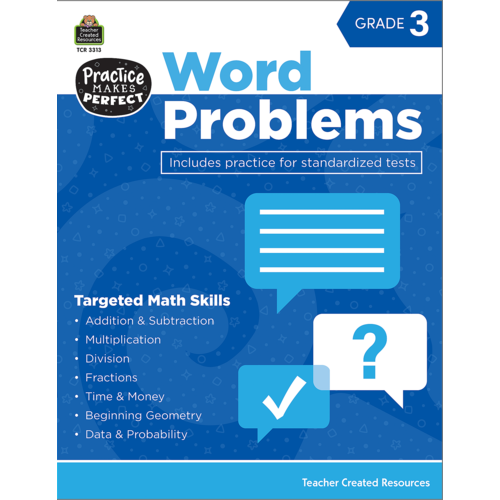 Word Problems Grade 3 TCR3313 Teacher Created Resources