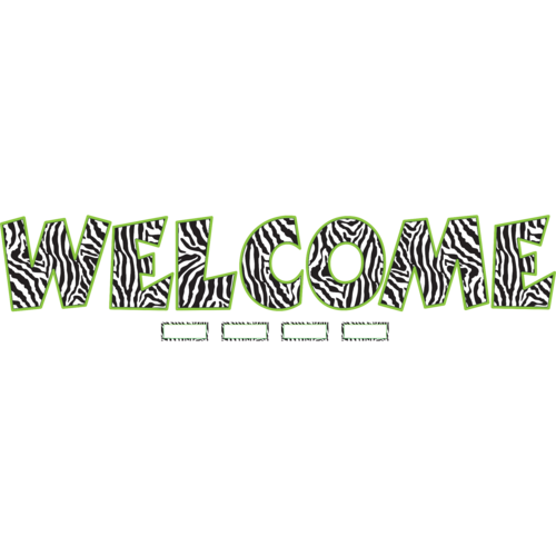 Zebra Bulletin Board Display Set TCR5411 Teacher Created Resources