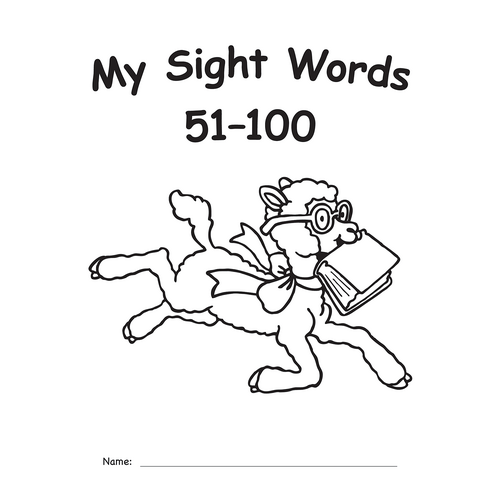 My Own Books: My Sight Words 51-100 - TCR60003 | Teacher Created Resources
