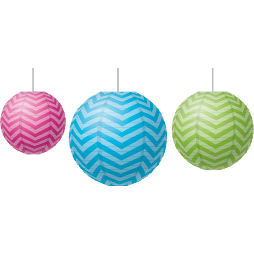 Chevron Paper Lanterns TCR77226 Teacher Created Resources