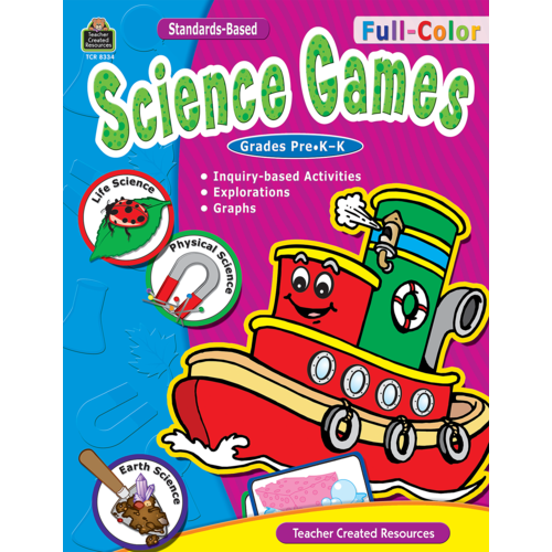 FullColor Science Games, PreKK TCR8334 Teacher Created Resources