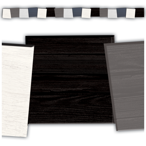 Modern Farmhouse Blocks DieCut Border Trim TCR8535 Teacher Created