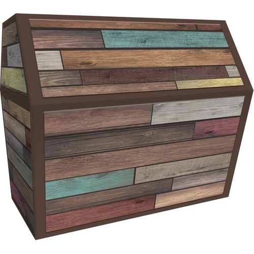 Reclaimed Wood Chest TCR8588 Teacher Created Resources
