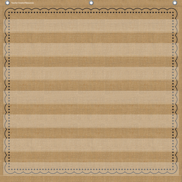 Burlap 7 Pocket Chart TCR20837 Teacher Created Resources