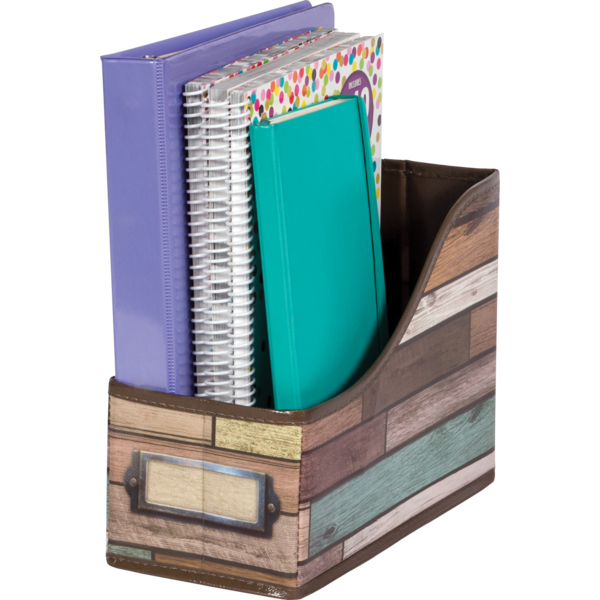 Reclaimed Wood Book Bin TCR20969 Teacher Created Resources