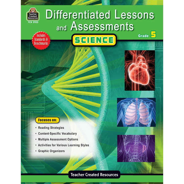 Differentiated Lessons & Assessments Science Grade 5 TCR2925