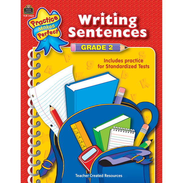 Writing sentences grade 2 tcr3464 teacher created resources