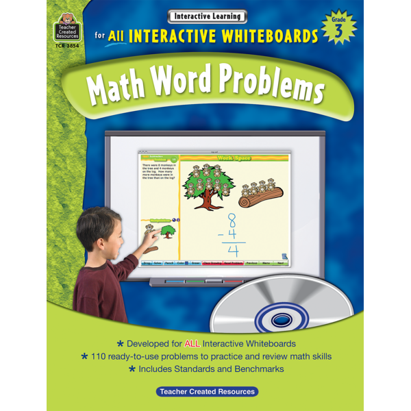 Interactive learning math word problems grade 3 tcr3854 teacher