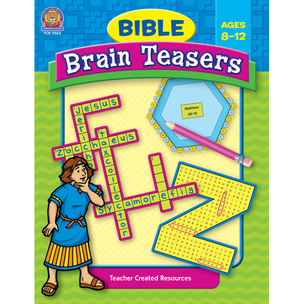 Bible Brain Teasers TCR7063 Teacher Created Resources