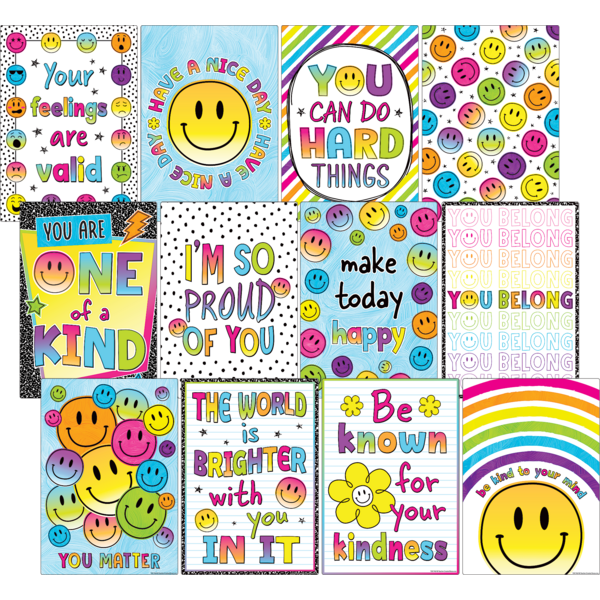 Brights 4Ever Positive Sayings Small Poster Pack - TCR7469 | Teacher ...