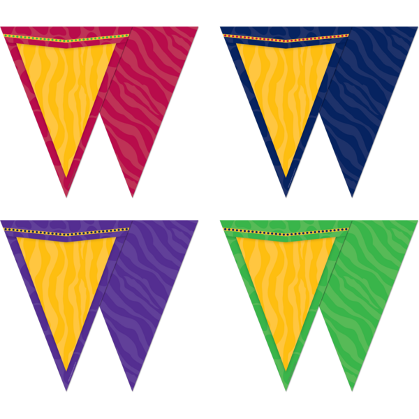 Sassy Animal Pennants - TCR74777 | Teacher Created Resources