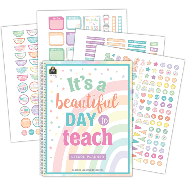 Pastel Pop Lesson Planner TCR8436 Teacher Created Resources