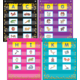 Confetti Colorful Magnetic Mini Pocket Charts Alternate Image A