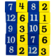 Foam Numbered Dice (numerals 1-12) Alternate Image B