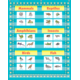 Light Blue Marquee 10 Pocket Chart Alternate Image A