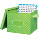 Lime Polka Dots Storage Box Alternate Image A