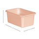 Blush Small Plastic Storage Bin 6 Pack Alternate Image SIZE