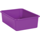 Purple Large Plastic Storage Bin 6 Pack Alternate Image A