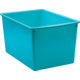 Teal Plastic Multi-Purpose Bin 6 Pack Alternate Image A