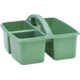 Eucalyptus Green Plastic Storage Caddy 6 Pack Alternate Image B