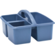 Slate Blue Plastic Storage Caddy 6 Pack Alternate Image B