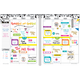 Confetti Lesson Planner with stickers Alternate Image A